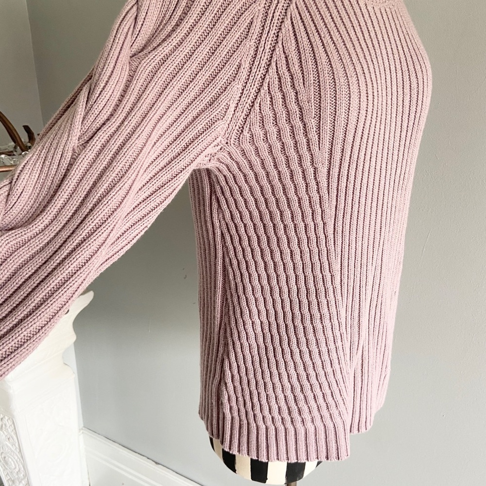 Simply Vera Wang lavender chunky sweater - Picture 7 of 11